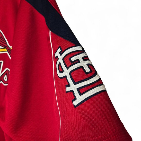 St. Louis Cardinals MLB Baseball Jersey Men's Embroidered Pujols Spell Out XL - Picture 4 of 8